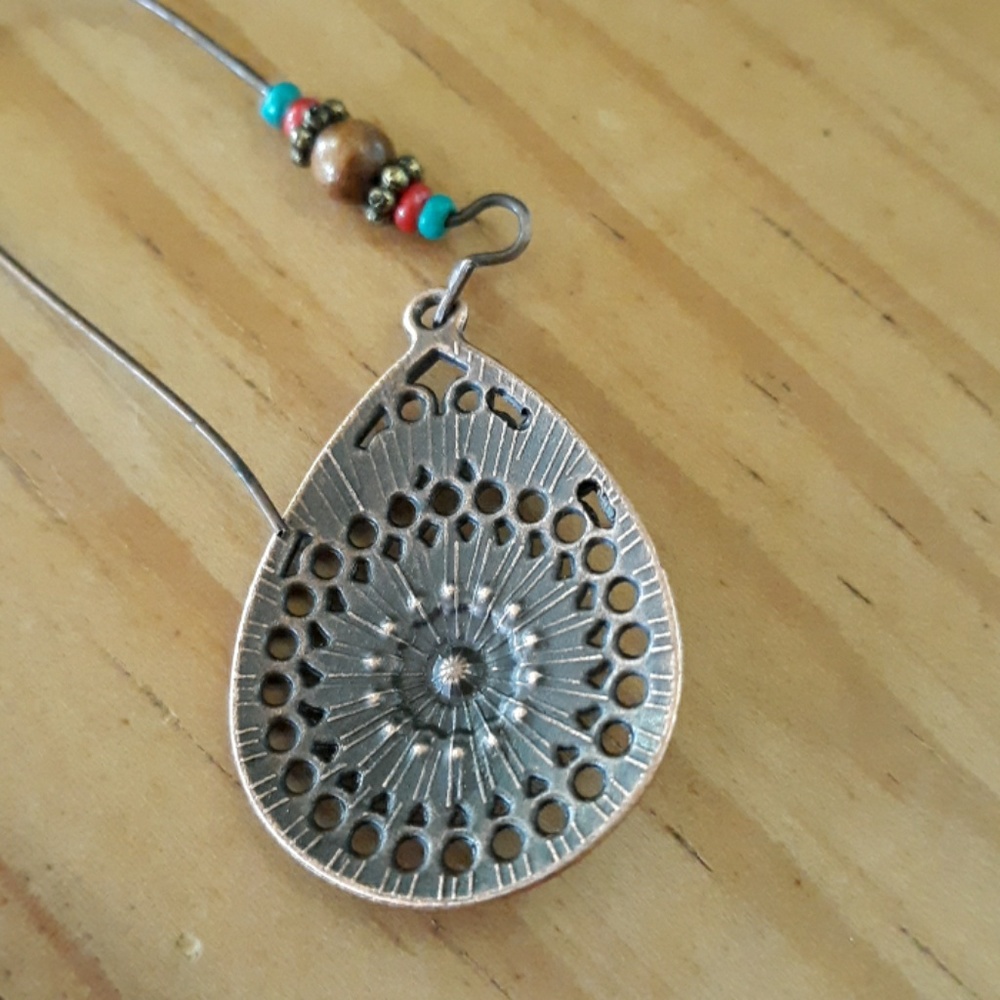 Jeweled Boho Earrings - Picture 3 of 6